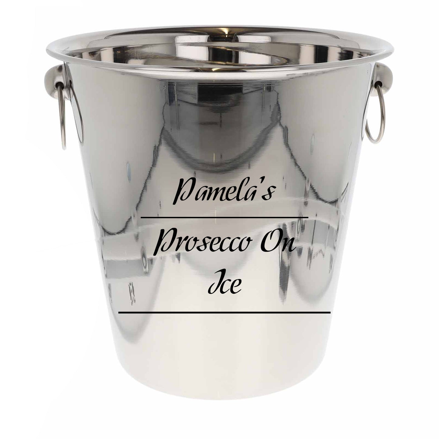 Personalised Drinks on Ice Bucket With matching Champagne or Beer Glasses  - Always Looking Good - Ice Bucket Only  