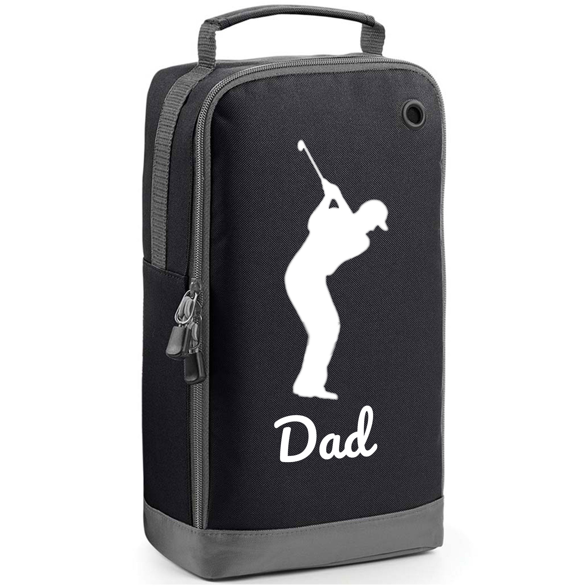 Personalised Golf Shoe Bag with Male Golfer Name or Initials