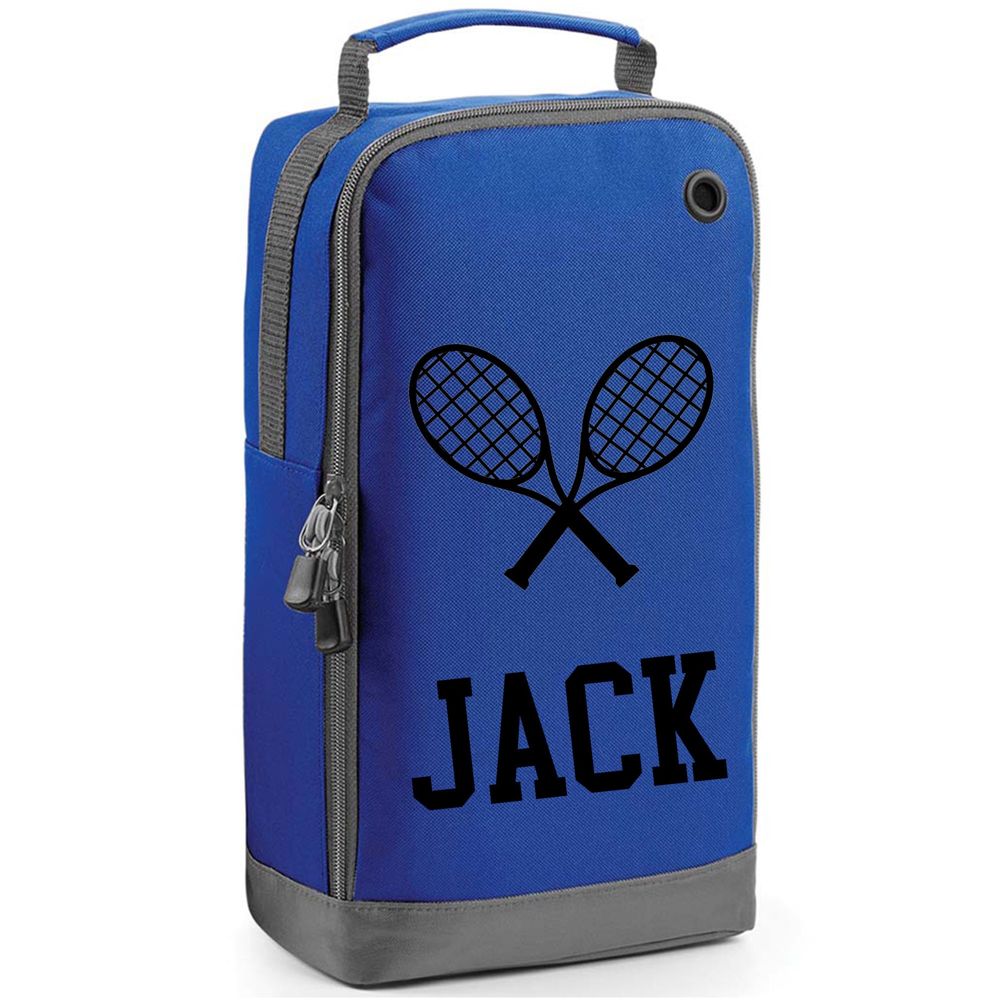 Personalised Tennis Shoe Bag with Design & Name  - Always Looking Good - Royal Blue  