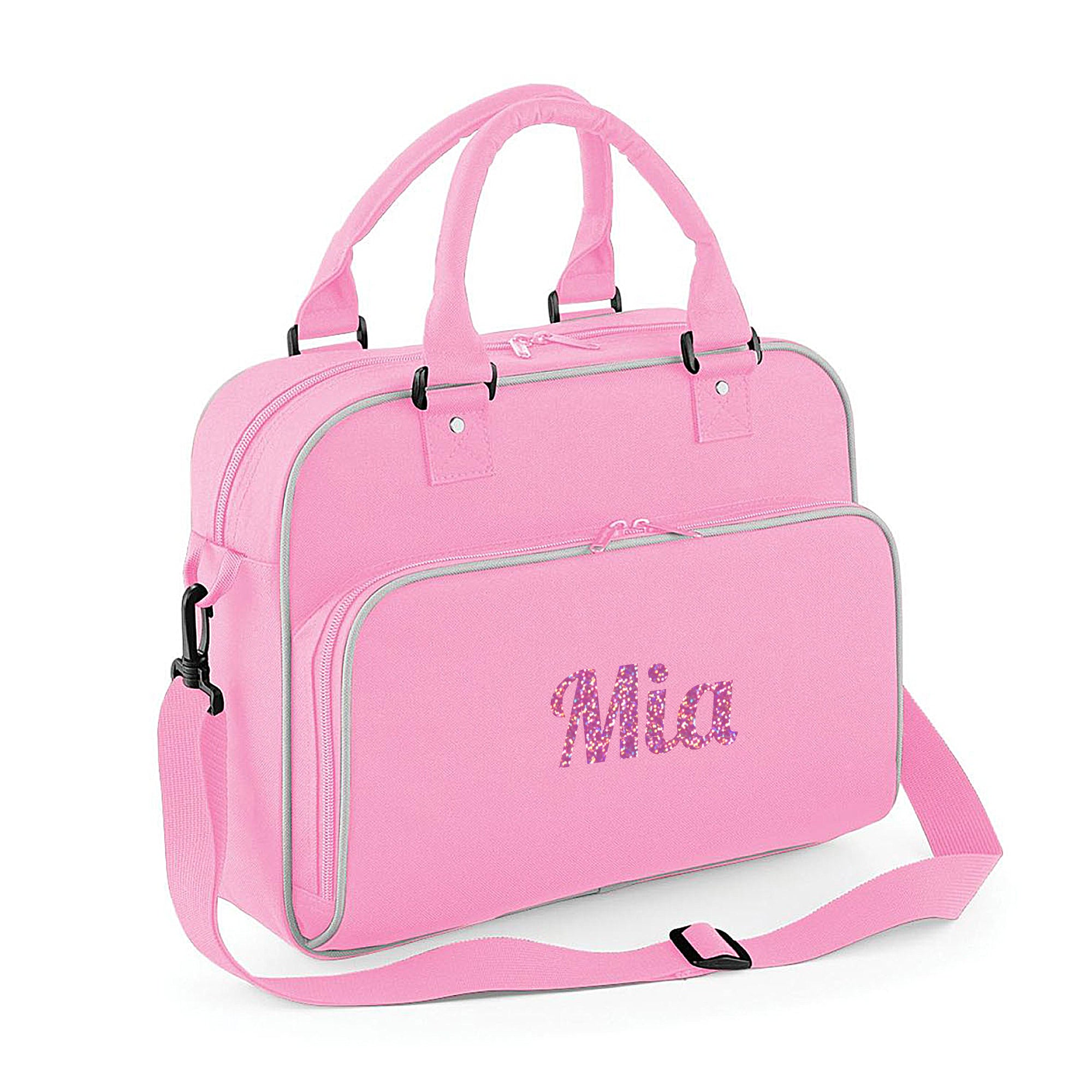 Pink workout bag best sale