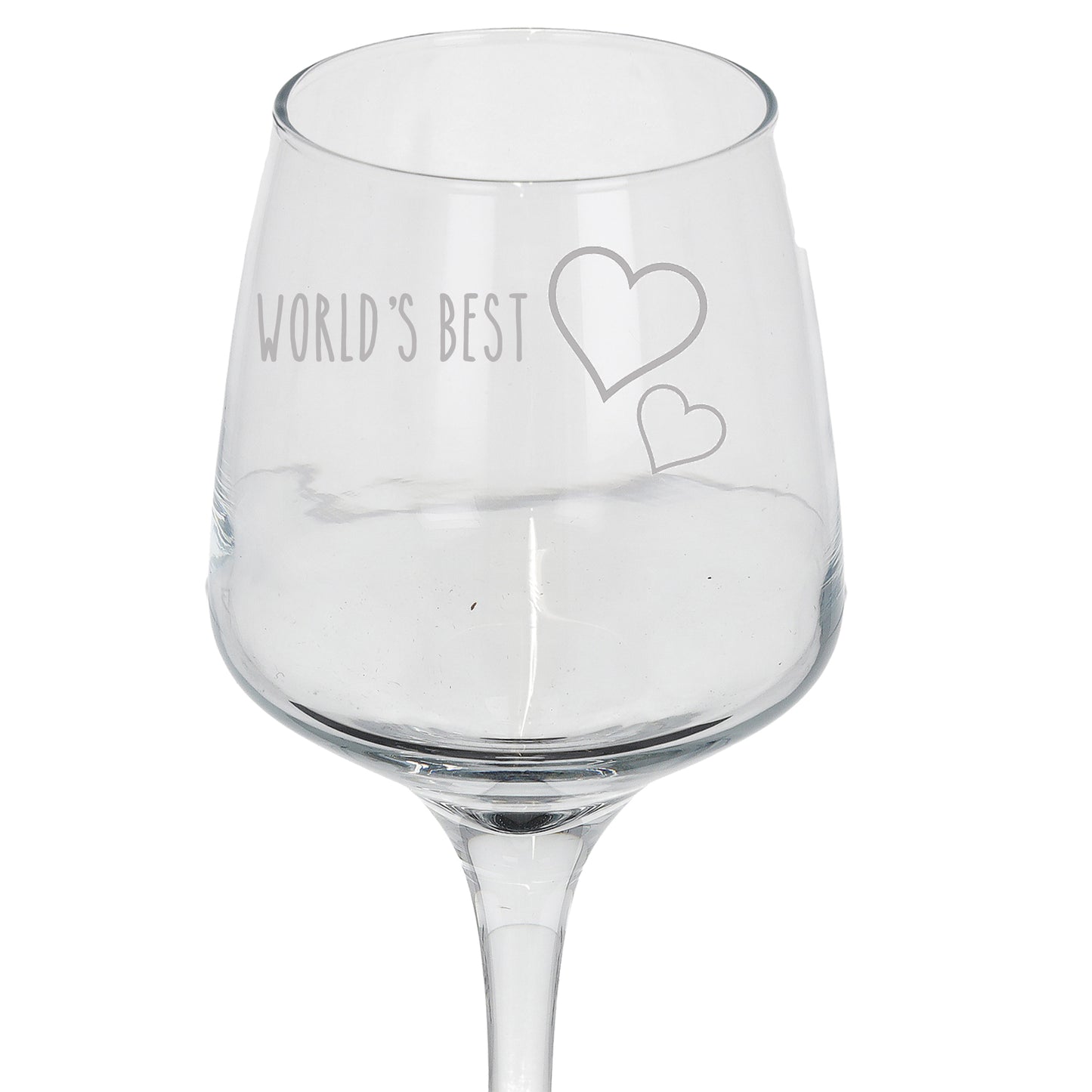 Personalised Engraved World's Best Wine Glass