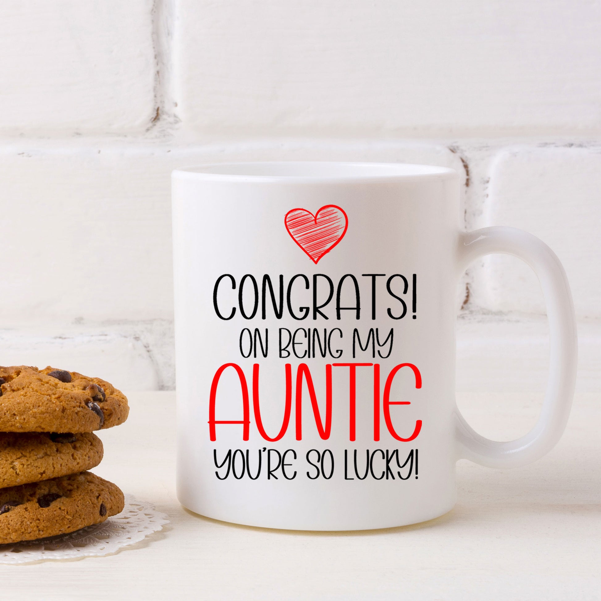 Congrats On Being My Auntie Mug and/or Coaster Gift  - Always Looking Good -   