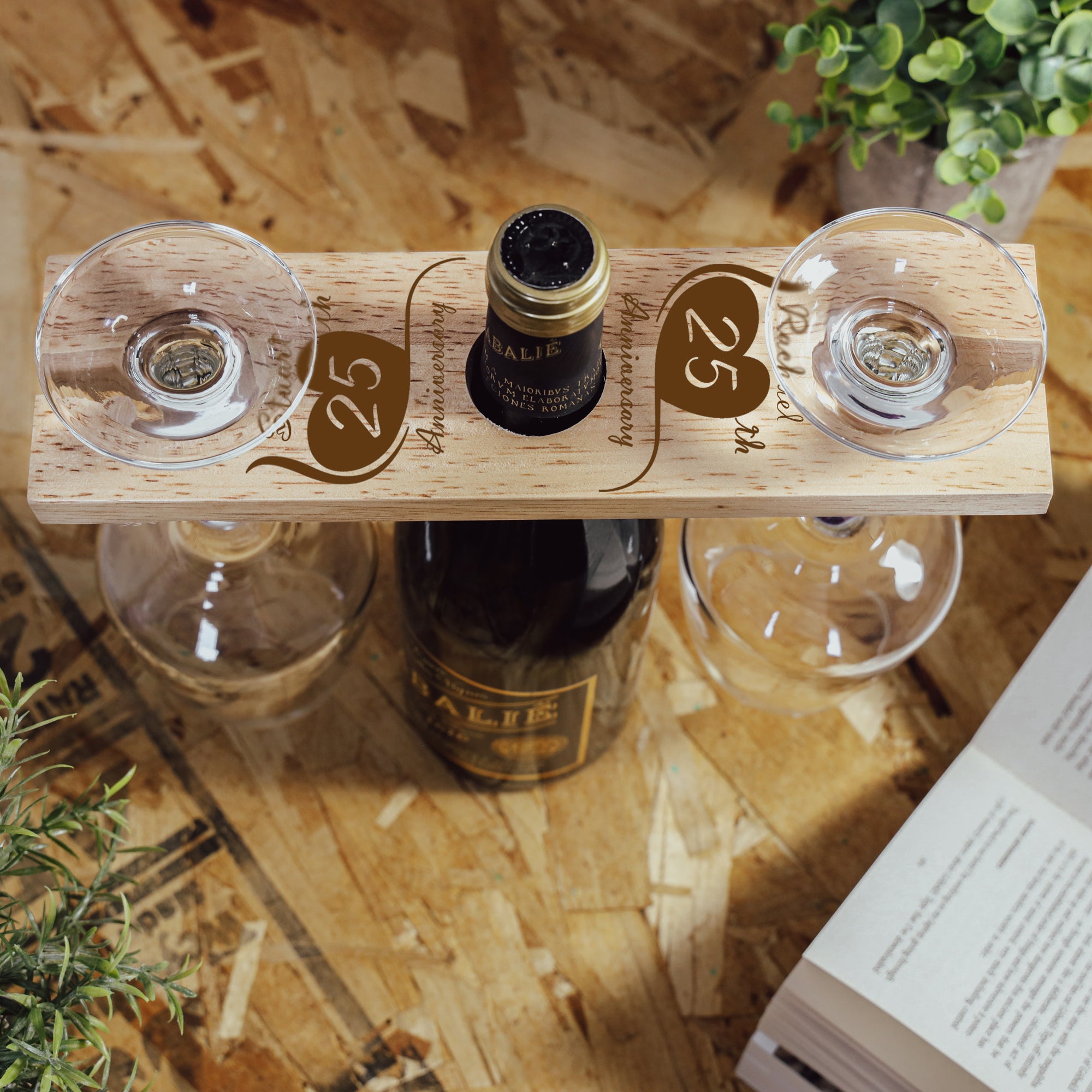 Personalised wine caddy sale