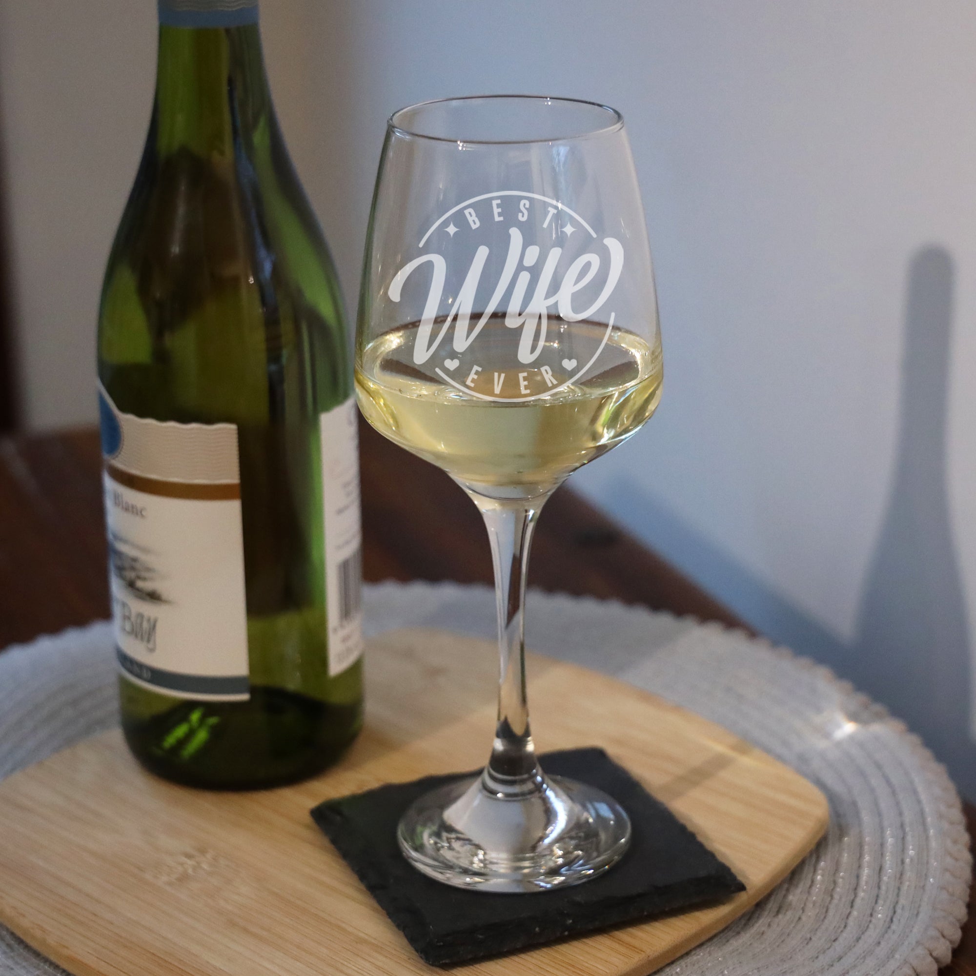 Wife sales wine glass