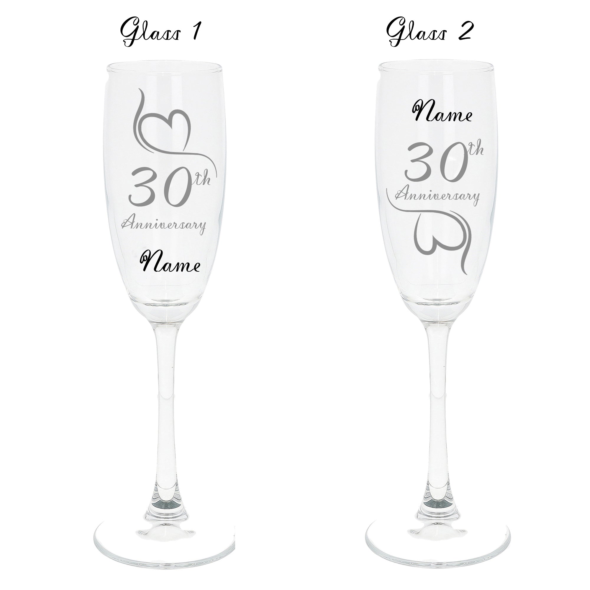 Pearl anniversary glasses, Hand painted glasses, outlets 30th wedding anniversary, Pearl anniversary gift