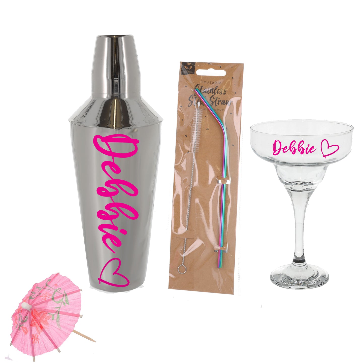 Personalised Pornstar Martini Cocktail Shaker Set With Glass & Shot Glass Gift Set  - Always Looking Good -   