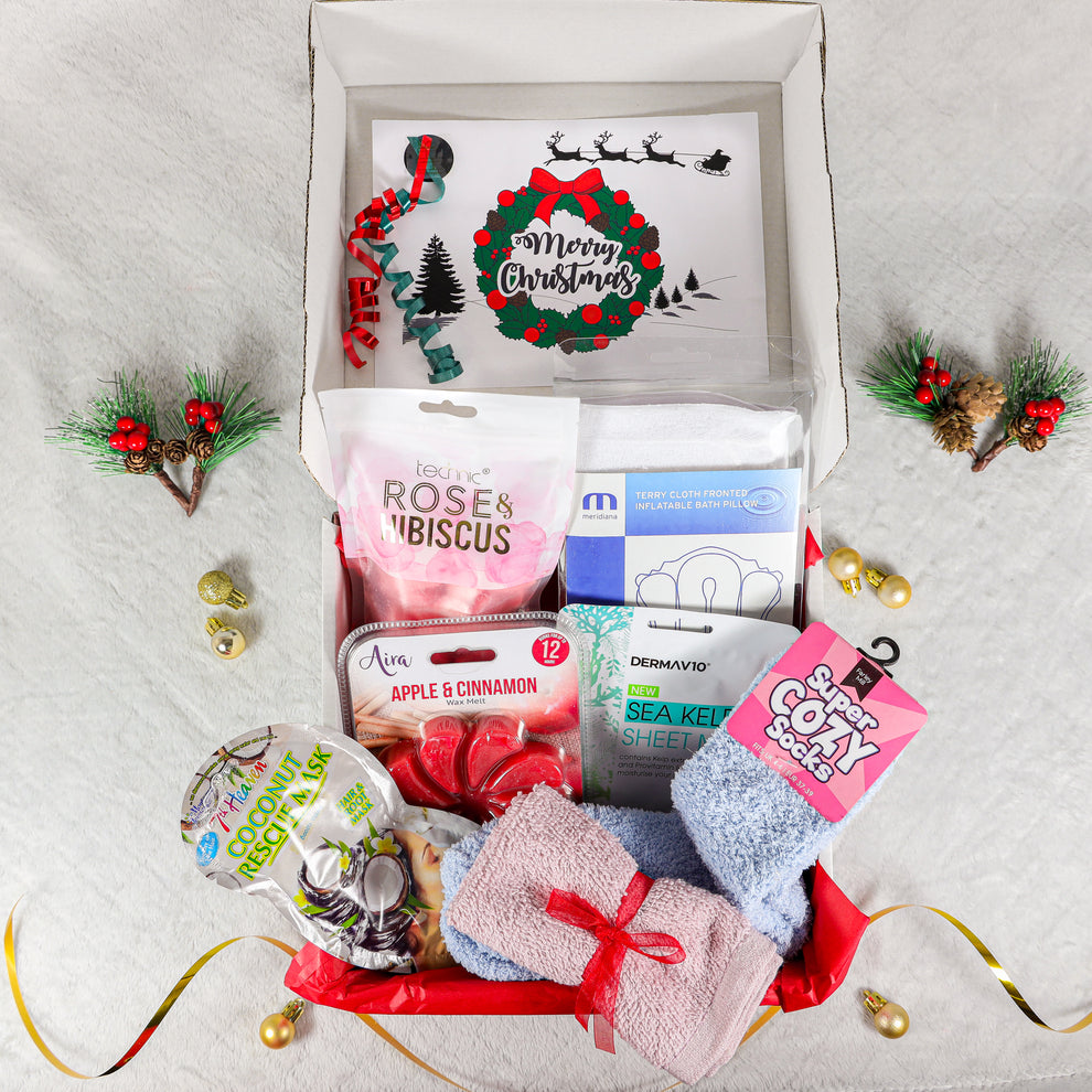 Large Bath Time Pamper Hamper Gift Box 